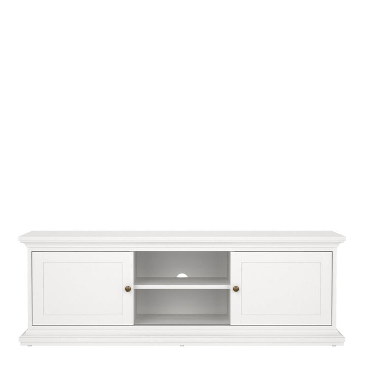 Paris TV-unit 2 frame Doors in White